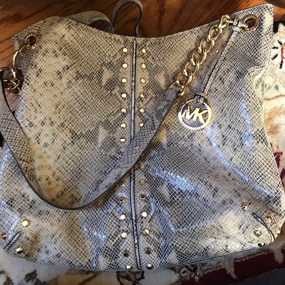 Michael Kors Snake Print Purse
